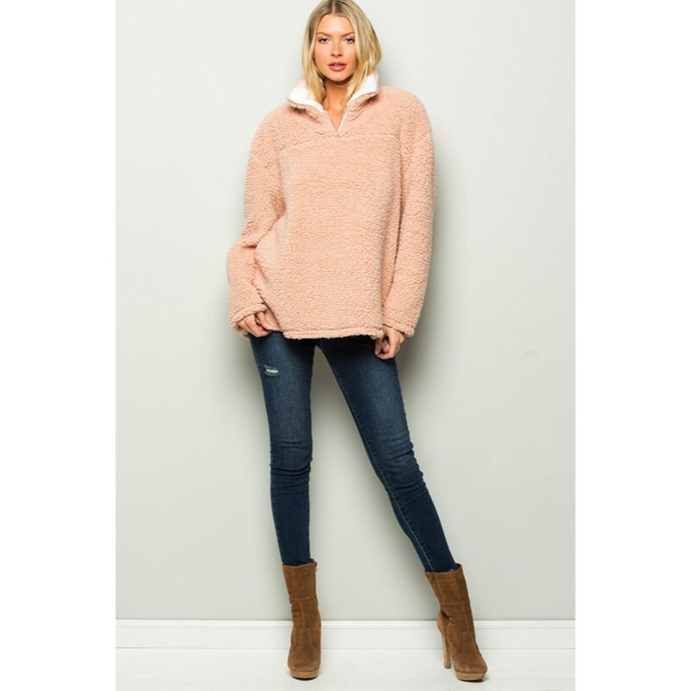 Peachy Pink Pullover - Picture 6 of 7